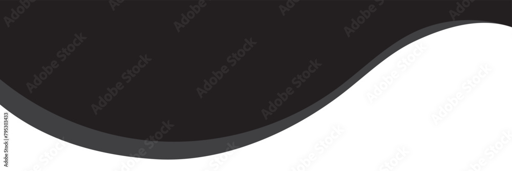 Poster divider header for app, banners or posters. set of template dividers shapes for website. curve lines