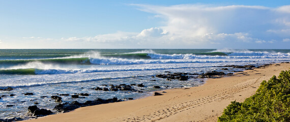 Beautiful Surfing Waves - Jeffreys Bay South Africa