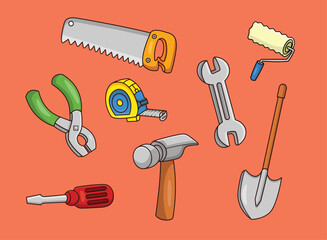 work equipment in construction