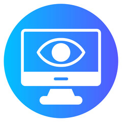 eye gradient icon