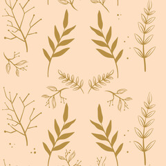 Floral seamless pattern .