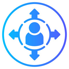 user gradient icon