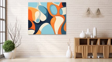 Abstract theme artwork for creative decor