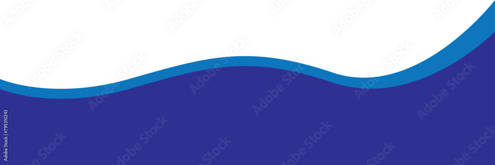 Poster divider header for app, banners or posters. set of template dividers shapes for website. curve lines