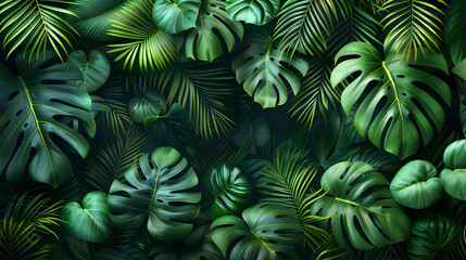 Fototapeta premium Jungle background