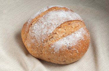 bread with a mixture of seeds