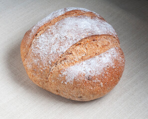 bread with a mixture of seeds