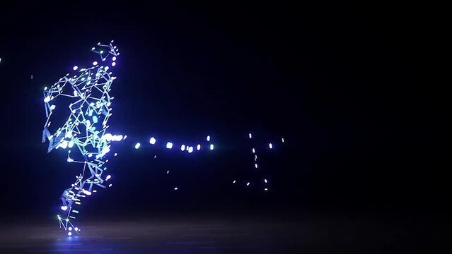 Characters dancing take on different particle shape 