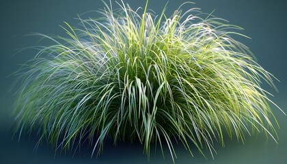 tussock of grass on transparent background,