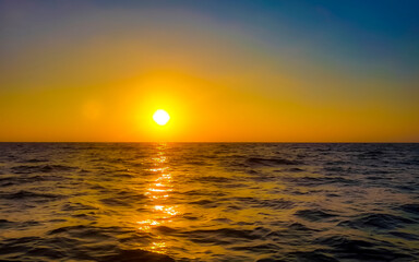 Maldives tropical paradise island golden sunset view from Rasdhoo.