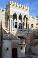 Historic buildings in Santa Cesarea Terme Puglia Italy