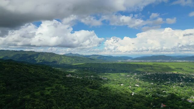 aerial view of san lorenzo in salta, argentina - mar 3th 2024
