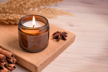 Massage scented candle
