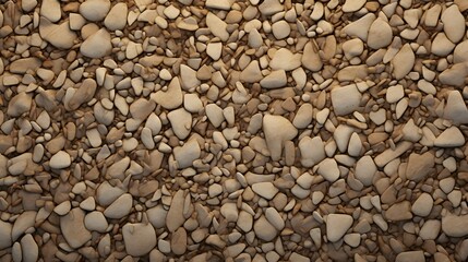 texture gravillons, cailloux pierres et galets, généré par IA - obrazy, fototapety, plakaty