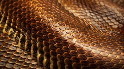 Close-up texture of a brown scale-like pattern
