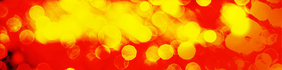 Red panorama bokeh background. Simple design for banner, poster, events and various design works