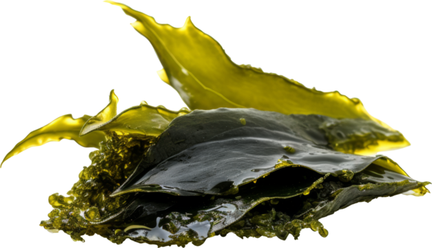 seaweed isolated on white or transparent background,transparency