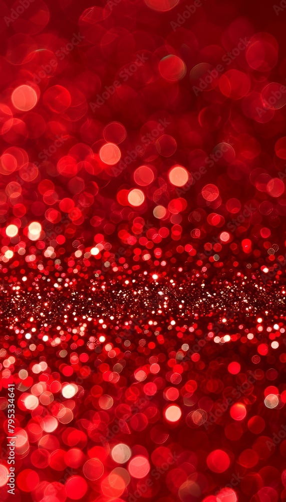 Poster abstract red light bokeh background with blurred defocused effect for artistic design