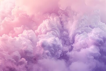 dreamy abstract composition with smooth pastel pink and soft lavender creating a cloudlike effect digital art