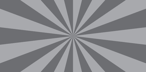 Black and white geometric light vintage sunbeam ray sunburst abstract background. vector retro style bright wallpaper used for poster, banner and cartoon.
