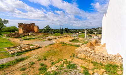 Roman ruins of Milreu, Algarve, Portugal, February 2024