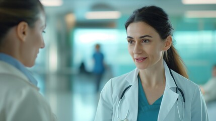 Fototapeta premium Medical Minds Unite: Doctors in Dialogue for Better Healthcare