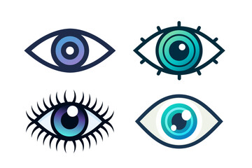eye icon eye symbol eye logo vector
