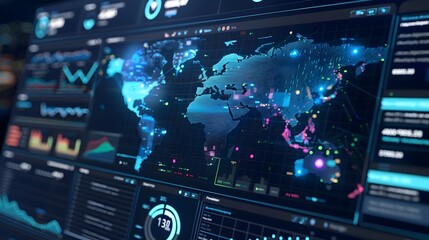 Supply Chain Managers' Virtual Dashboard: Real-time Global Monitoring and Data Analytics