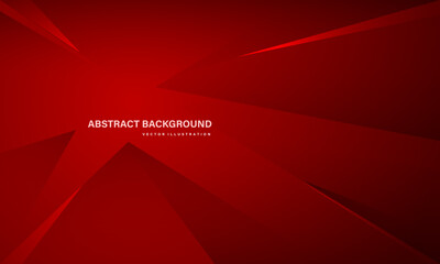 Abstract red geometric vector background design luxury creative
