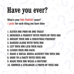 Dog owner funny test for social media