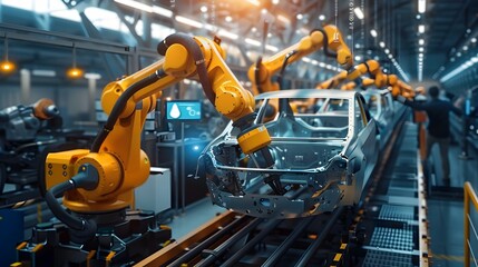 Collaborative Automotive Assembly Line: Pioneering Modern Manufacturing Techniques