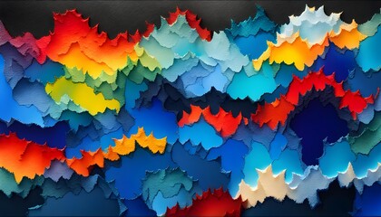 Abstract of the Landscape Watercolor Illustration Background