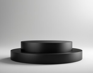 Round pallet, dark black tone.