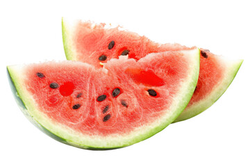 Juicy Watermelon Slice Ripe and Refreshing