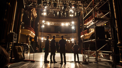 Theater backstage