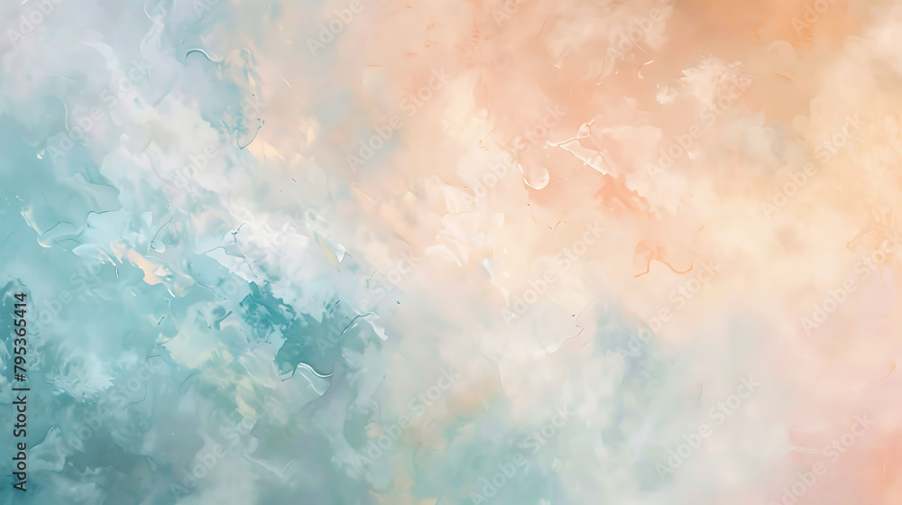 Poster an abstract painting featuring a colorful array of shapes and sizes, including a triangle, a square