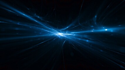 energievoll leuchtender dynamischer Lichtschweif, heller Stern, Weltall, Universum, Energie, Strom,...