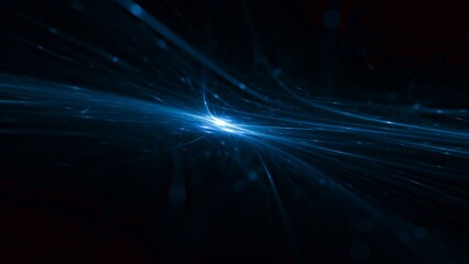 energievoll leuchtender dynamischer Lichtschweif, heller Stern, Weltall, Universum, Energie, Strom,...
