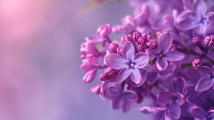 A soft lilac background, empty yet full of potential.