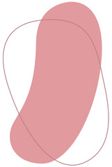 Abstract stain liquid shape. Illustration for design template business presentation, social media, marketing minimalist advertising, flyer, magazine, background.