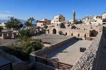 View at fort Aqaba on Aqaba, Jordan