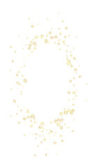 Christmas spirit. Scattered falling stars.