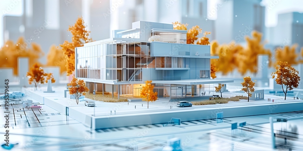 Poster cutting edge architecture and design exposition showcasing innovative university partnerships and vi
