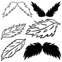 set of wings