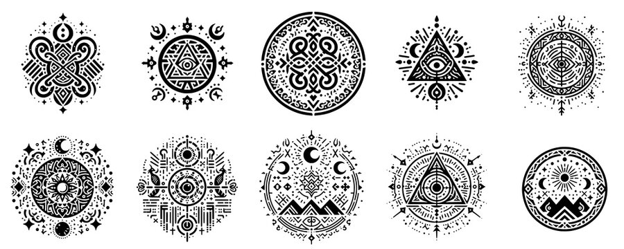 Authentic Amazigh Tattoos: Simple Berber Tribal Inspired Designs