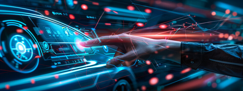 Digital Evolution: Virtual Innovation Drives the Future of Electric Vehicles. - Powered by Adobe