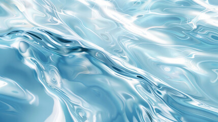 Abstract wavy blue water
