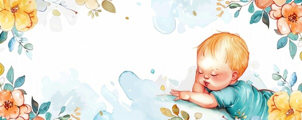 Capture the innocence and purity of Baptism with charming watercolor templates for invitations, featuring delicate motifs and pastel hues.