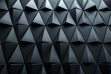 Obraz premium Digital hexagon abstract background, 3D illustration, abstract pattern