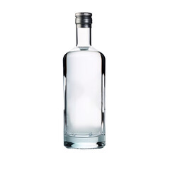 a clear bottle of liquid